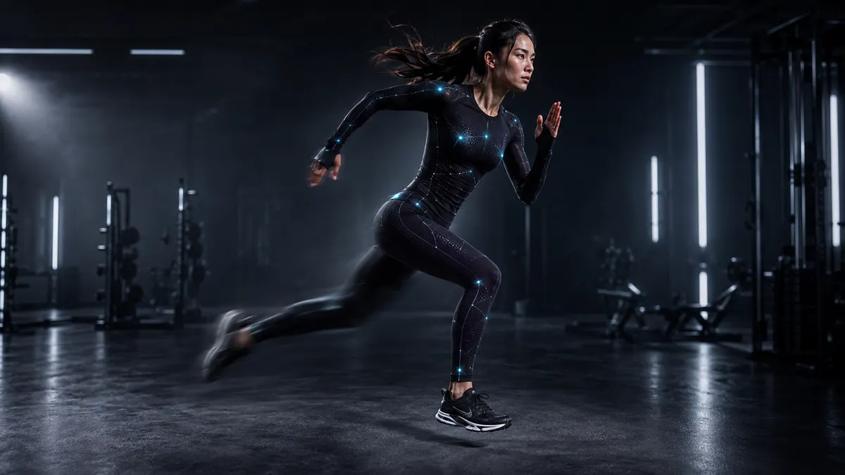 Athlete in motion
